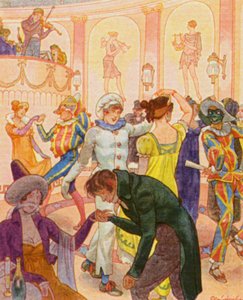 Redoute / Redoubt (kolorowa litografia)
