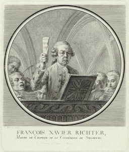 Portret kompozytora Franza Xavera Richtera 1709-1789, 1785.