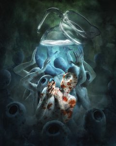 Surrealistyczne figurki miotaczy