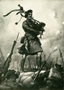 Jak Piper Laidlaw zdobyła Krzyż Wiktorii 25 września 1915 r., ok. 1920 r.