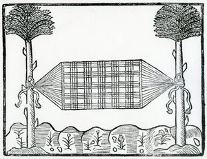 Hamak z „Ogólnej historii Indii” 1547