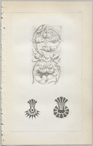 Sztuka projektowania dekoracyjnego : z dodatkiem, podającym godziny otwarcia kwiatów, wyd. Day & Son, Londyn, 1862 autorstwa Christopher Dresser