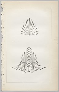 Sztuka projektowania dekoracyjnego : z dodatkiem, podającym godziny otwarcia kwiatów, wyd. Day & Son, Londyn, 1862 autorstwa Christopher Dresser