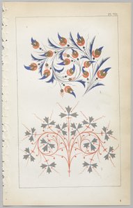 Sztuka projektowania dekoracyjnego : z dodatkiem, podającym godziny otwarcia kwiatów, wyd. Day & Son, Londyn, 1862 autorstwa Christopher Dresser