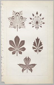 Sztuka projektowania dekoracyjnego : z dodatkiem, podającym godziny otwarcia kwiatów, wyd. Day & Son, Londyn, 1862 autorstwa Christopher Dresser