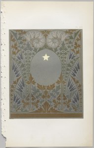 Sztuka projektowania dekoracyjnego : z dodatkiem, podającym godziny otwarcia kwiatów, wyd. Day & Son, Londyn, 1862 autorstwa Christopher Dresser