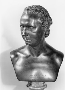 Popiersie Jose Nicolas de Azara (1731-1805) 1773 (brąz) (fot. bw)