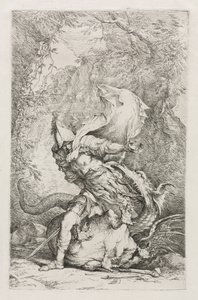 Jazon i smok autorstwa Christopher Richard Wynne Nevinson