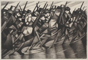 Wracając do okopów autorstwa Christopher Richard Wynne Nevinson