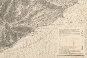 Nowy filozoficzny wykres chorograficzny East-Kent autorstwa Christopher Packe