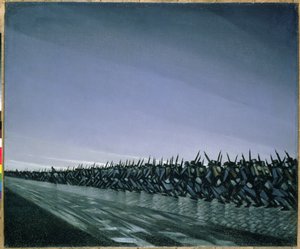 Kolumna w marcu 1915 r. autorstwa Christopher Richard Wynne Nevinson