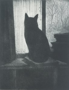 Le Chat, c.1920 (akwaforta i akwatinta)