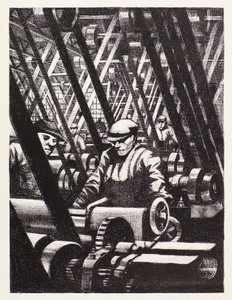 Tworzenie silnika autorstwa Christopher Richard Wynne Nevinson