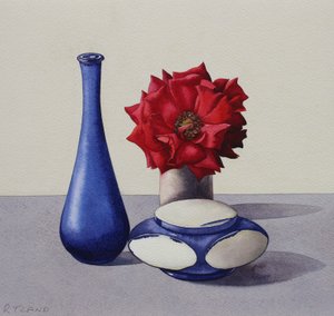 Martwa Natura Czerwona Róża autorstwa Christopher Ryland