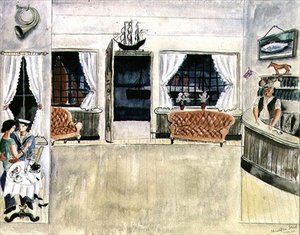Bar w Ship Inn, St. Ives autorstwa Christopher Wood