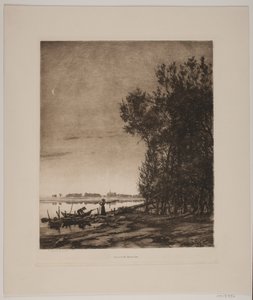 Drzewa nad jeziorem autorstwa Cilius Johannes Konrad Andersen