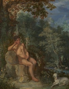 Święty Jan Chrzciciel na pustyni autorstwa Circle of Adam Elsheimer