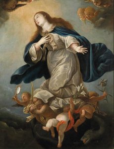 Maria Immaculata autorstwa Circle of Mateo Cerezo