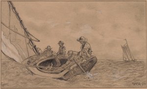 Wiatr w górę autorstwa Circle of Winslow Homer