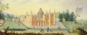 Opactwo i zamek w Egmond autorstwa Claes Jacobsz van der Heck