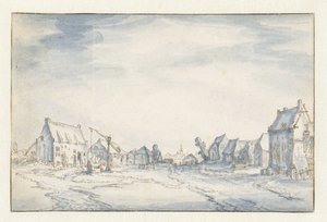 widok na wieś autorstwa Claes Jansz. Visscher (II) (attributed to)