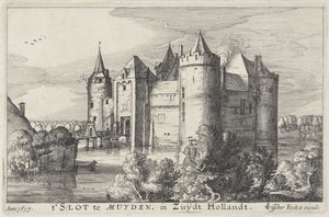Widok na Muiderslot t