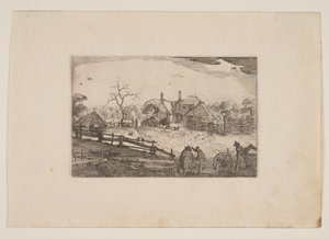 Zajazd Ojca, z widoków w okolicach Haarlemu (Plaisante Plaetsen) autorstwa Claes Jansz. Visscher