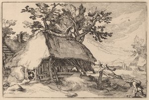 Dziecko autorstwa Claes Jansz Visscher after Abraham Bloemaert after Boëtius Adams Bolswert