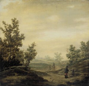 Droga na wydmach autorstwa Claes van Beresteyn (attributed to)