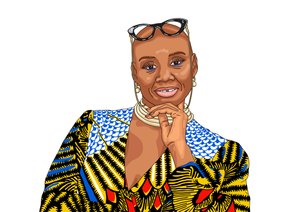 Andi Oliver, 2022 (cyfrowo) autorstwa Claire Huntley