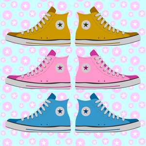 Converse Delight autorstwa Claire Huntley