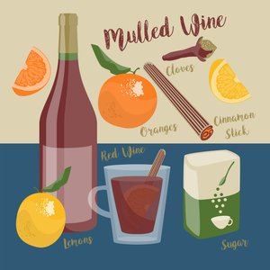 Grzane wino autorstwa Claire Huntley