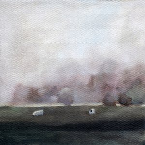 Owce na spokojnym polu autorstwa Claire Whitehead