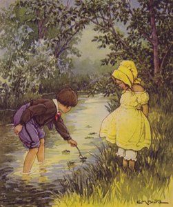 Ogród wierszy dziecka: dokąd płyną łodzie? (kolor lito) autorstwa Clara Miller Burd