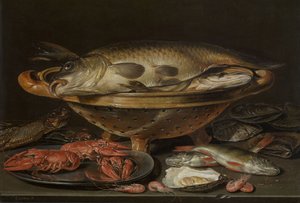 Martwa natura z rybą, ok. 1612-1621.