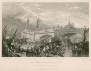 Otwarcie New London Bridge autorstwa Clarkson Frederick Stanfield