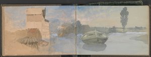 Szkicownik Isle of Wight i Kent autorstwa Clarkson Stanfield