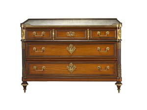Komoda, uchwyty w stylu Pierre Joseph Désiré Gouthière autorstwa Claude Charles Saunier