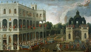 Bankiet Amazonek, Claude Deruet (1588-1660) autorstwa Claude Deruet