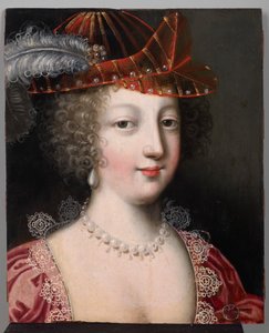 Portret kobiety w kapeluszu, ok. 1630-40 (olej na desce) autorstwa Claude Deruet
