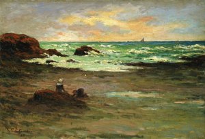 Róg plaży w Concarneau; Kawałek plaży w Concarneau
