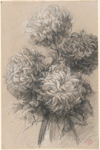 Chryzantemy autorstwa Claude Emile Schuffenecker