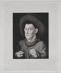 Mężczyzna z różowym autorstwa Claude Ferdinand Gaillard