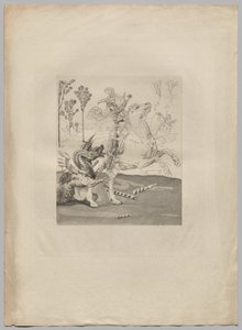 Święty Jerzy i smok (1) autorstwa Claude Ferdinand Gaillard