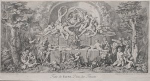 Cztery Festiwale: Festiwal Faune. autorstwa Claude Gillot
