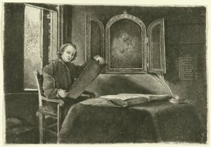 Portret Ponce-François Copette jako Abraham Francen autorstwa Claude Henri Watelet