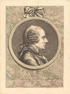 L. Bay de Curys autorstwa Claude Henri Watelet after Charles Nicolas Cochin II