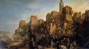 Zdobycie Jerozolimy przez Jacques de Molaya w 1299