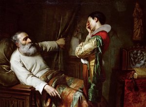 Ostatnie chwile Krzysztofa Kolumba, 1870.