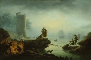 Poranek autorstwa Claude Joseph Vernet